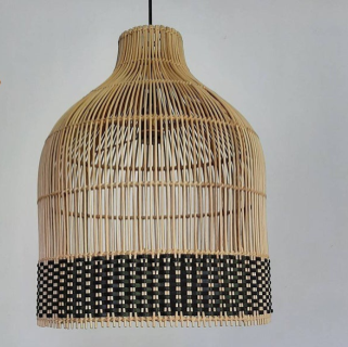 Natural Bamboo Chandelier – Luxurious Handmade Design Adds a Warm and Unique Touch - HOB-039