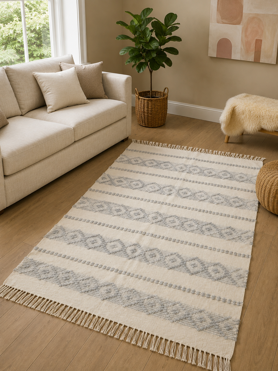Handmade wool area rug from Oscar Furniture – Rof-158