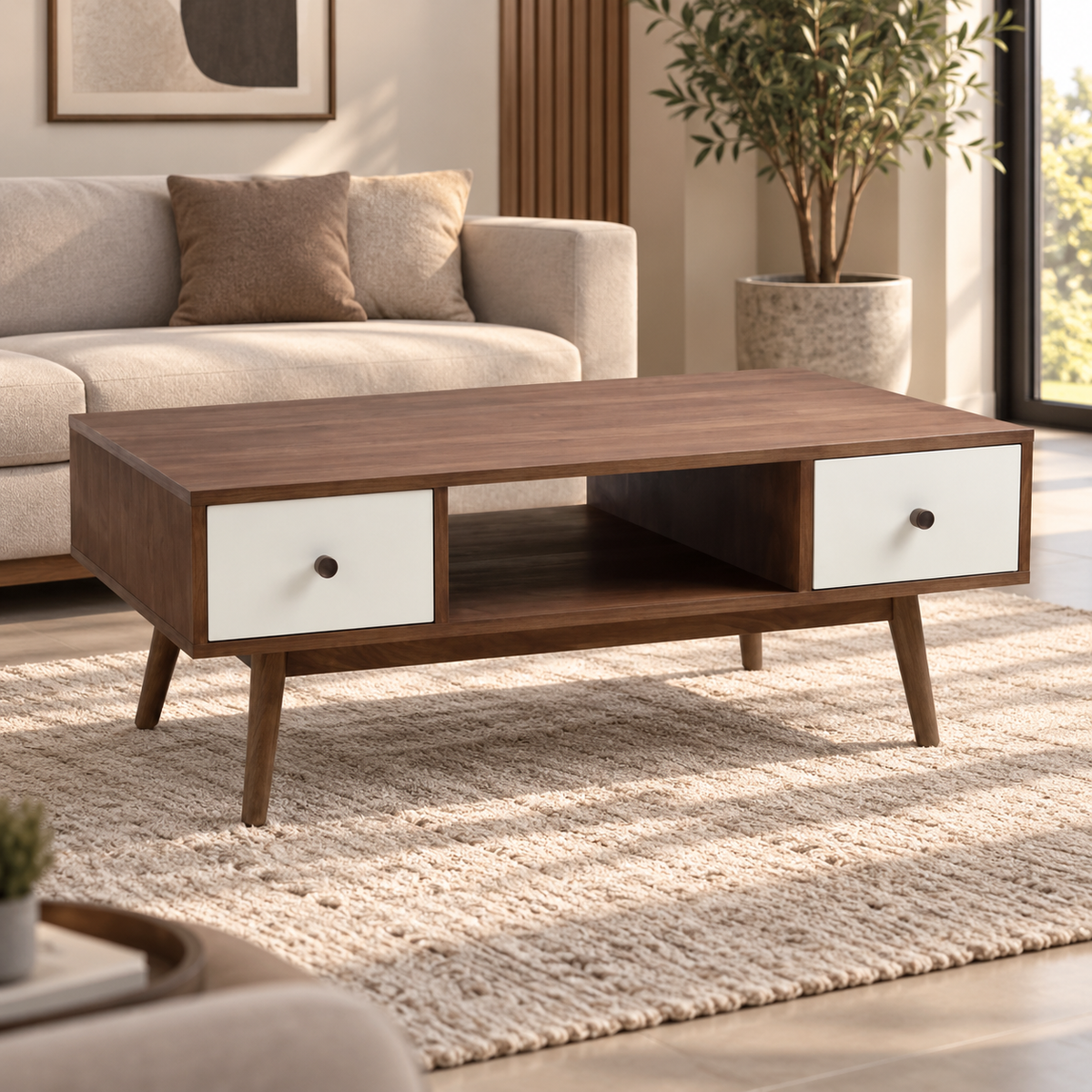 Inaya MDF Wood Coffee Table