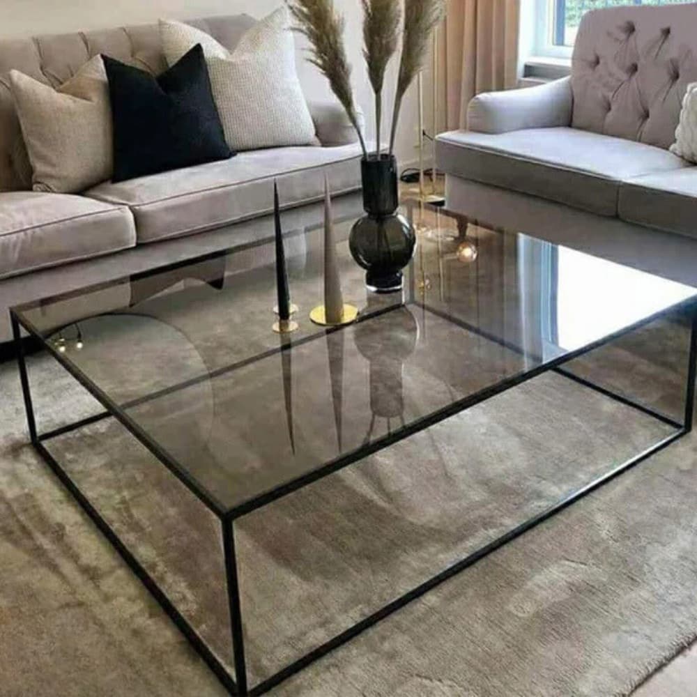 Weld coffee table, metal steel, thermal electrostatic paint