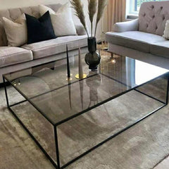 Weld coffee table, metal steel, thermal electrostatic paint