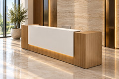 مكتب استقبال - Reception Counter - خشب MDF اسباني - CEM-107