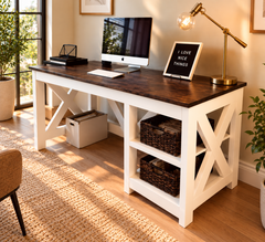 Natural wood desk - 120X60 - ELG-029