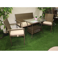 Set 102 Rattan is enough for 4 people.