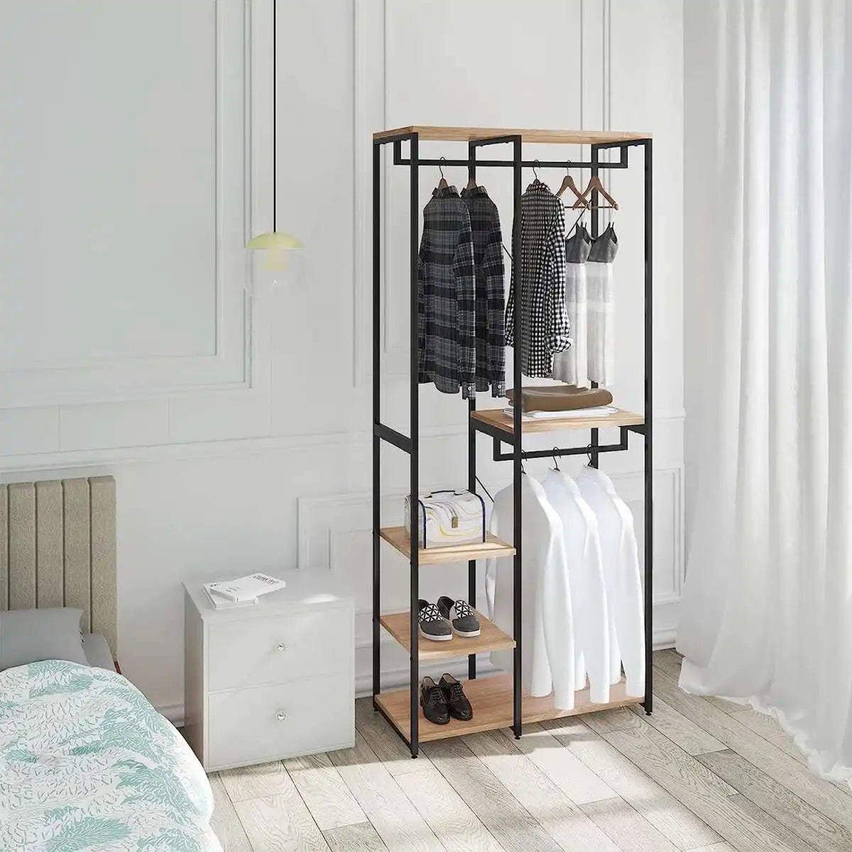 Large MDF Wood Dressing Table with Practical Design for Clothing Organization – WAF-263