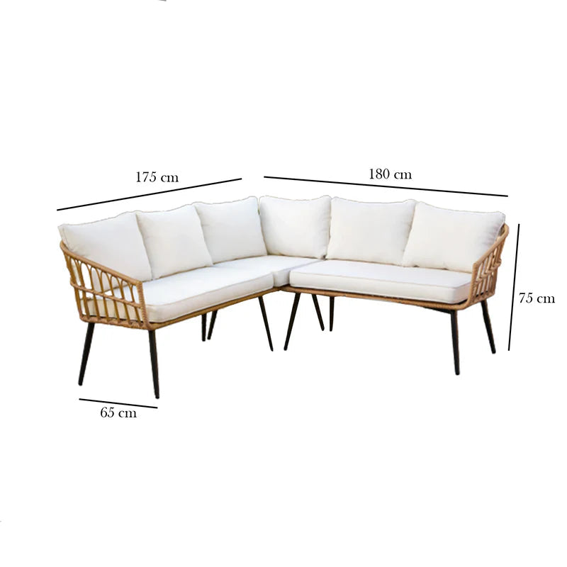 Sydney One Luxury Wicker Set for 10 People with Swing and Special Gifts