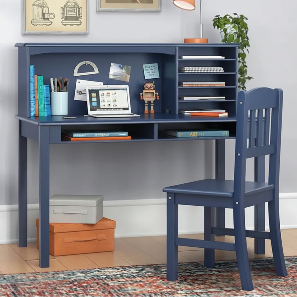 High quality wooden countertop children's desk with office chair - OSM-362