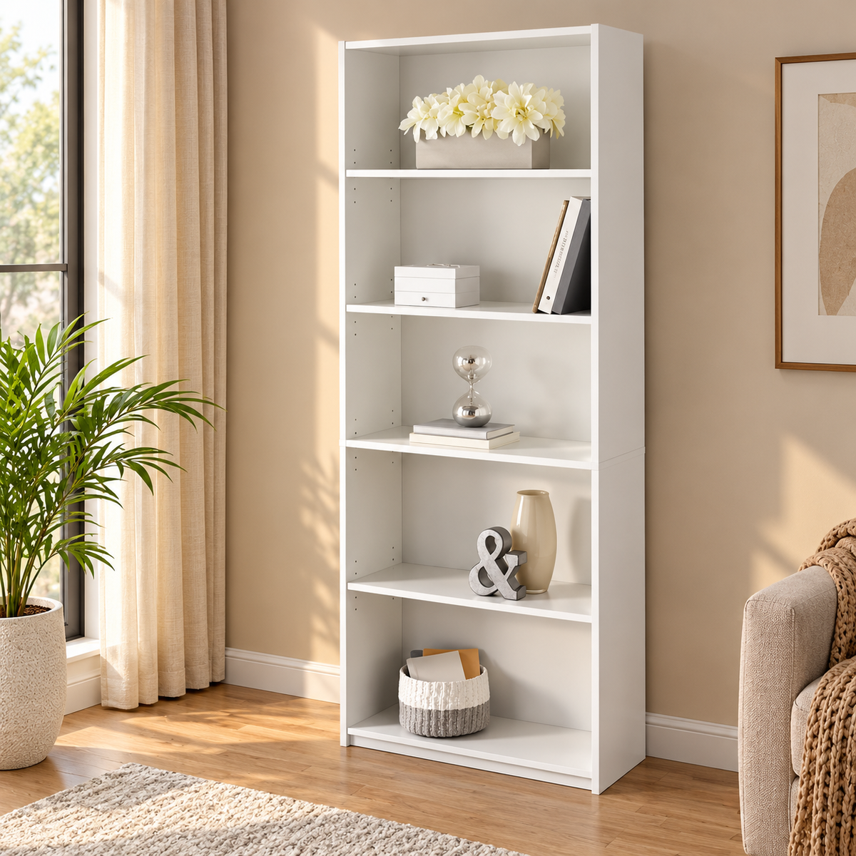 High quality MDF wood bookcase - OSM-443