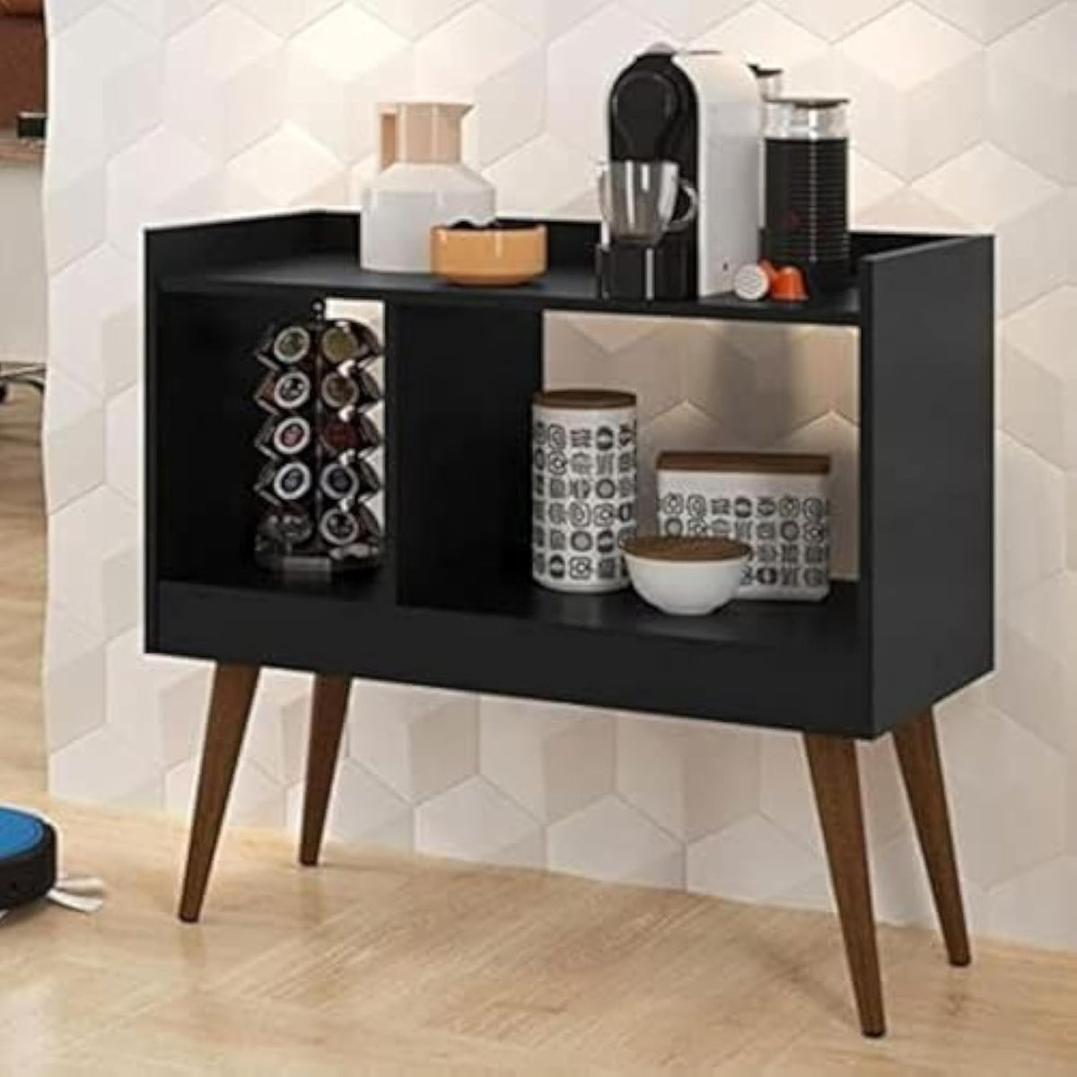 كوفي كورنر مودرن خشب MDF - 120 × 35 × 85 سم