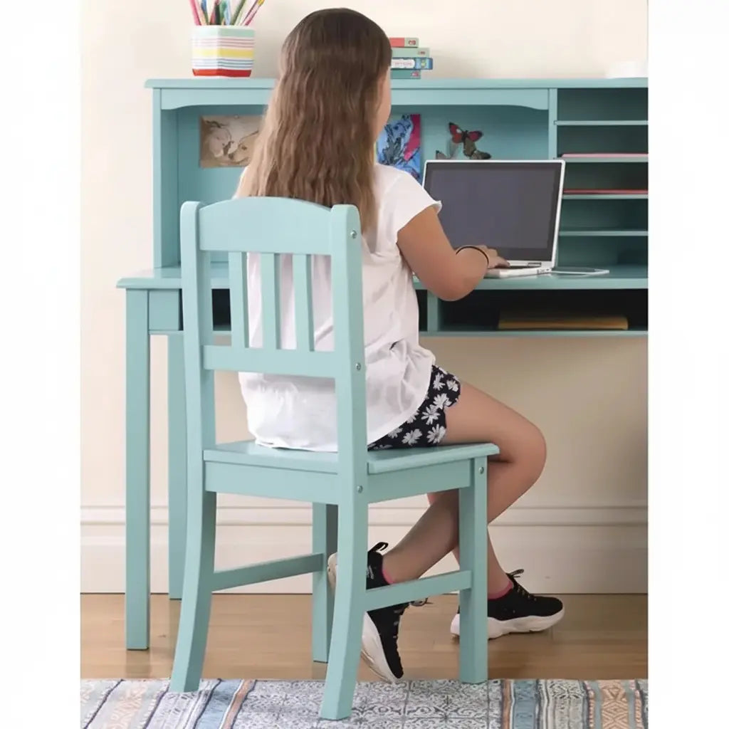 High quality wooden countertop children's desk with office chair - OSM-364