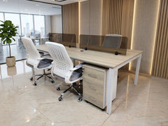 خلية عمل خشب MDF مع شاسيه معدني من أوسكار فرنتشر-OFF-WOR-SAT-001