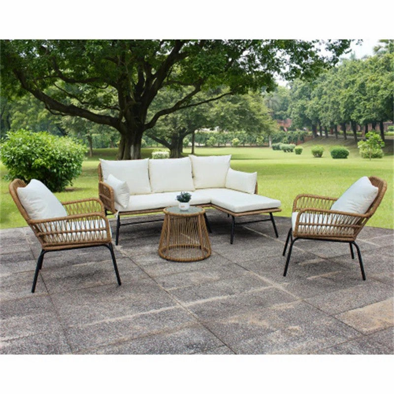 Versace large corner sofa fits 6 people