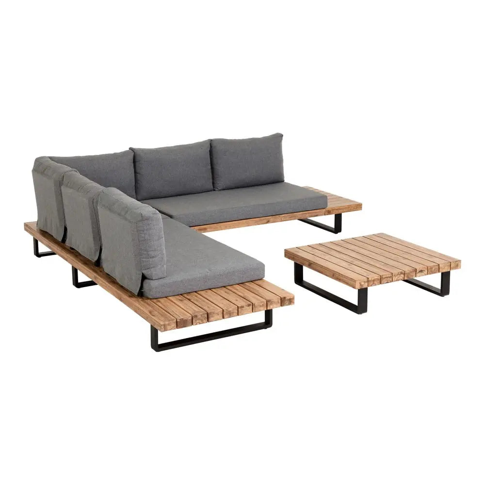 Alexander corner made of beech wood, suitable for 6 people.