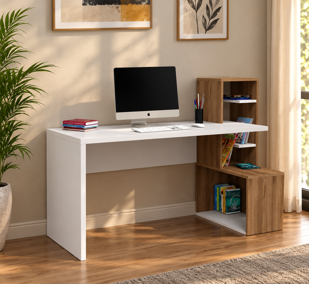 Malari desk 120 * 75 Spanish MDF wood with 18 mm melamine front