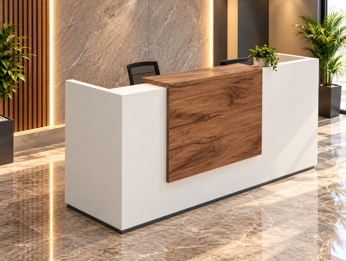 High quality MDF wood reception desk - HFS-090