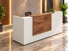 مكتب استقبال خشب MDF عالي الجودة - HFS-090