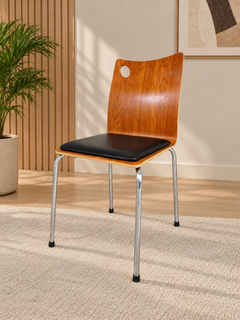 Waiting chair made of plywood with HPL covering and 33-density foam padding – OSCAR FURNITURE – OFF-OMD-350