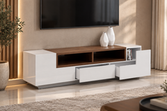 Amanda MDF Wood Coffee Table