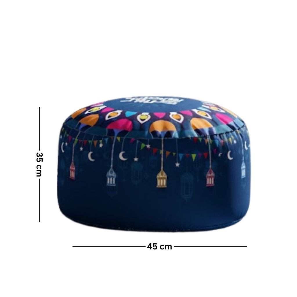 Ramadan Ottoman Velvet Model OS-RAM-059 Comfortable Foam Filling and Elegant Warm Touch