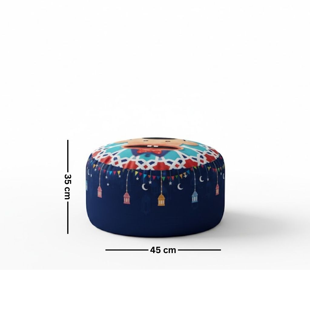 بوف رمضان قطيفة موديل OS-RAM-062 حشو فوم مريح وتصميم أنيق لقعدة دافئة