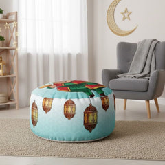 Ramadan velvet ottoman model OS-RAM-068 with comfortable foam filling and elegant design for a warm seat