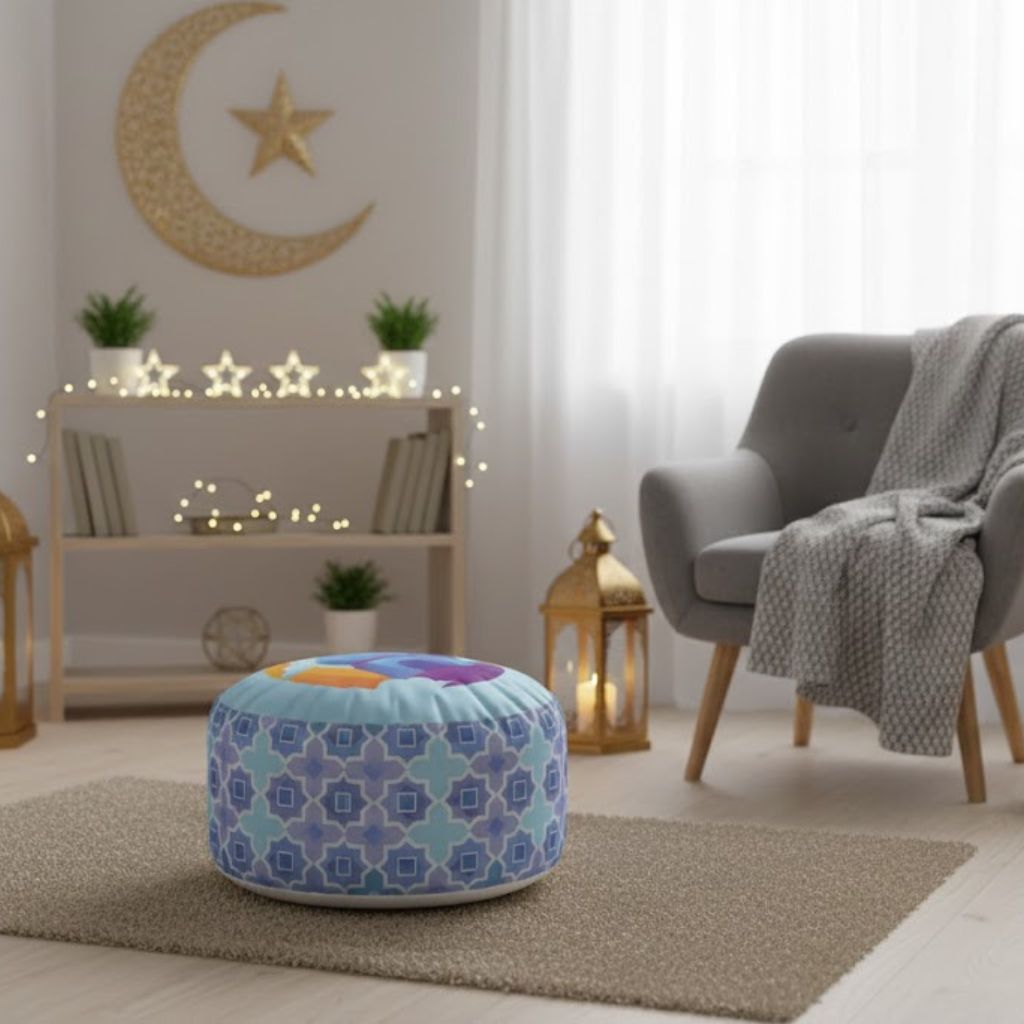 بوف رمضان قطيفة موديل OS-RAM-067 حشو فوم مريح وتصميم أنيق لقعدة دافئة