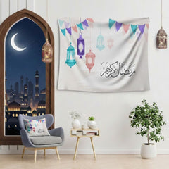 Ramadan wall hanging velvet tapestry model OS-RAM-115 distinctive design for Ramadan decoration