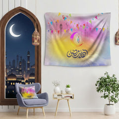 Ramadan Velvet Wall Hanging Model OS-RAM-114 Distinctive Design for Ramadan Decoration