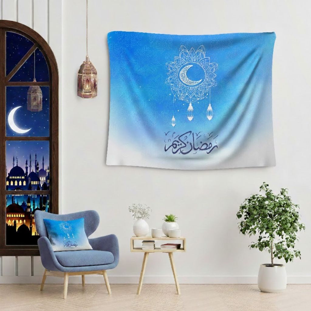 Ramadan Velvet Wall Hanging Model OS-RAM-118 Distinctive Design for Ramadan Wall Decoration