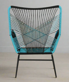Beetle rattan chair for restaurants and cafes