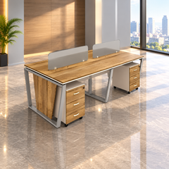 Spanish MDF wood workstation - CEM-021