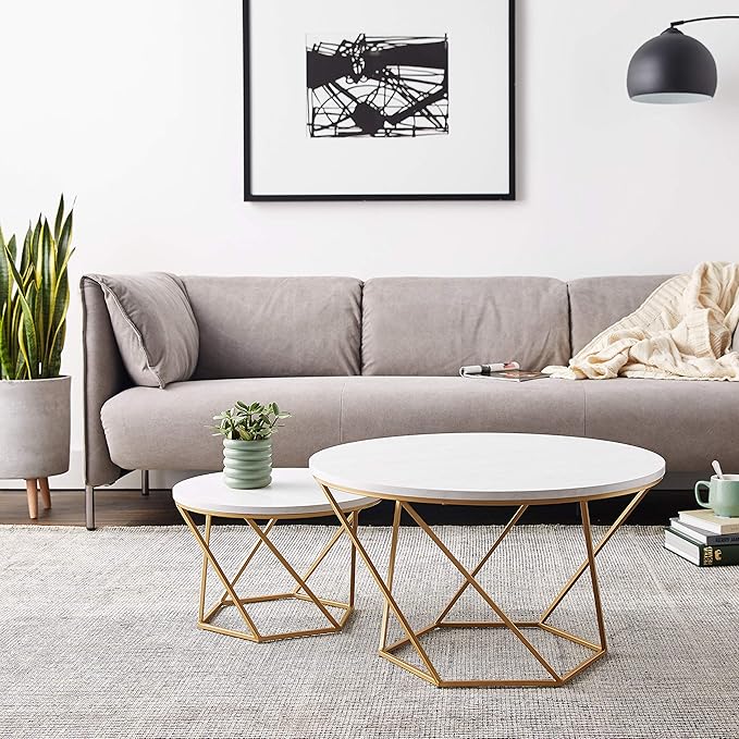 Guantina coffee table, electrostatic paint