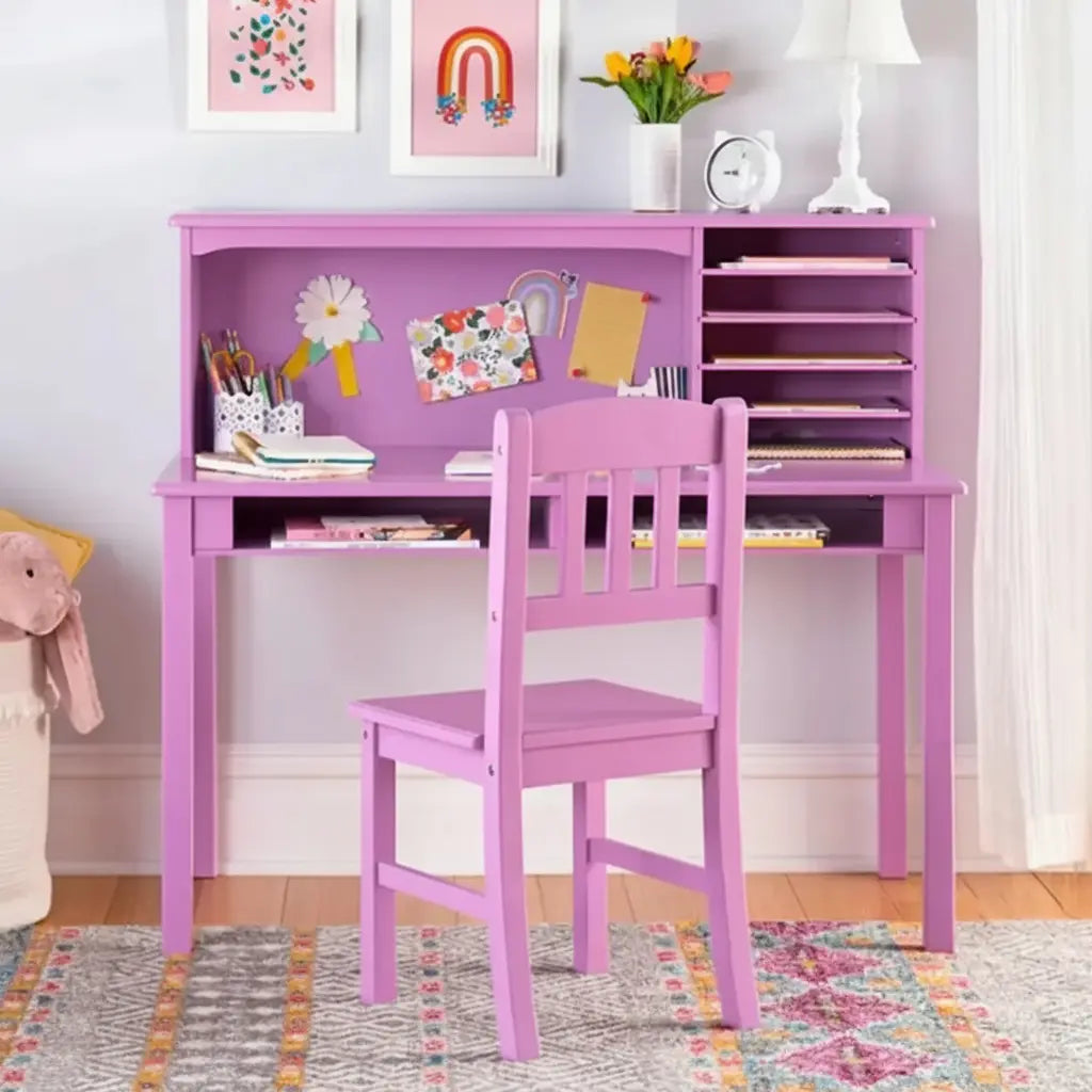 High quality wooden countertop children's desk with office chair - OSM-361