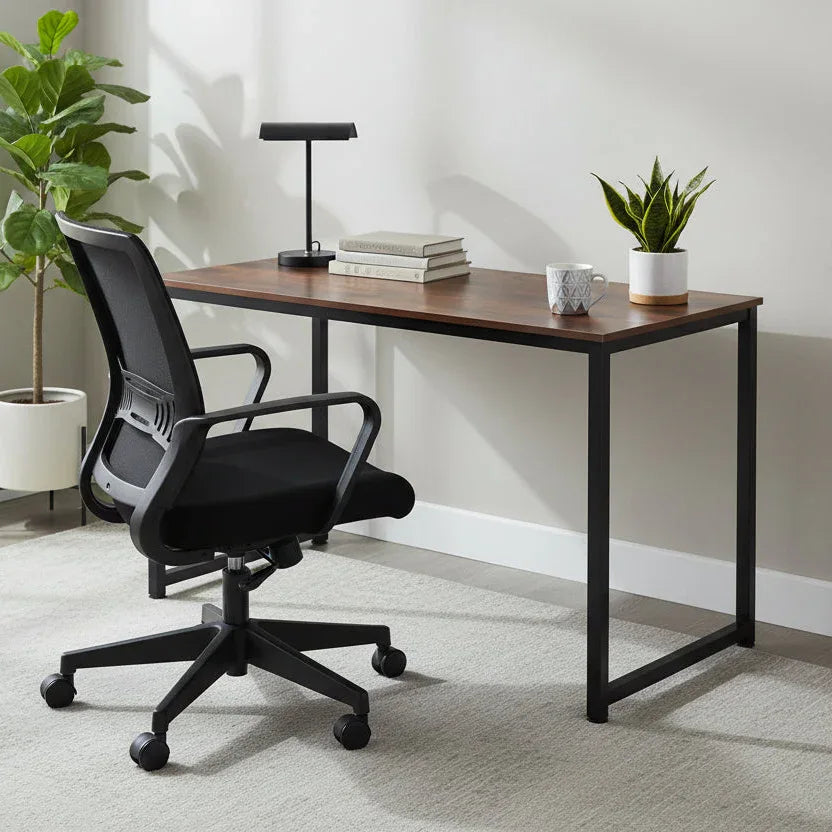 Large Steel and MDF Wood Desk with Professional Design for Work – WAF-242