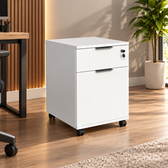 Practical MDF Wood Office Storage Unit for Desk Organization – WAF-256