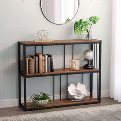 كونسول معدني مع خشب MDF بتصميم راقي وأنيق
