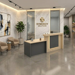 مكتب استقبال - Reception Counter - خشب MDF اسباني - CEM-077