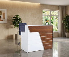 Reception desk - Reception Counter - Spanish MDF wood - CEM-082