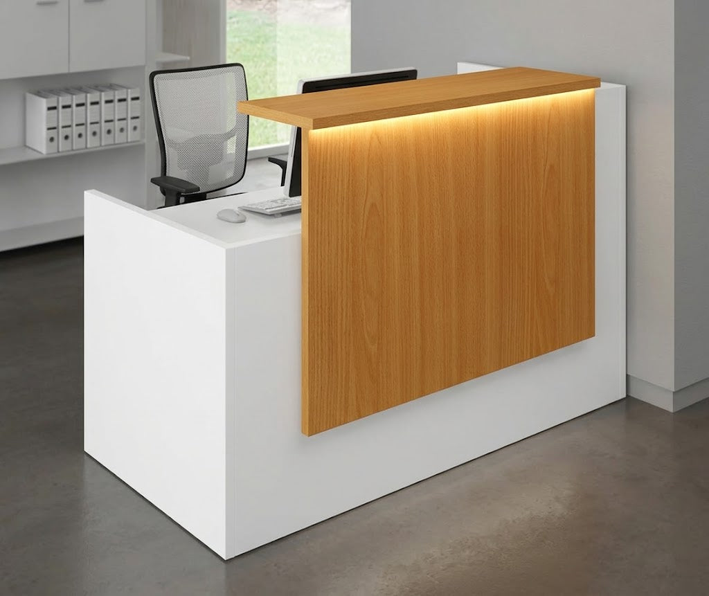 Reception desk - Reception Counter - Spanish MDF wood - CEM-092