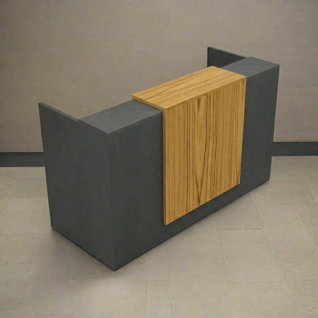 Reception desk - Reception Counter - Spanish MDF wood - CEM-106 – Oscar ...