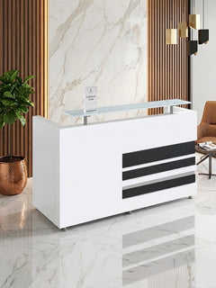 Reception desk - Reception Counter - Spanish MDF wood - CEM-116