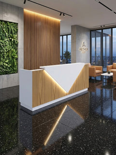 Reception desk - Reception Counter - Spanish MDF wood - CEM-120