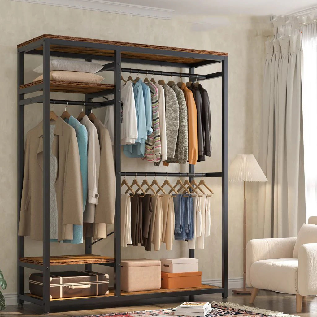 دريسنج خشب MDF كبير بتصميم عملي لتنظيم الملابس – WAF-223