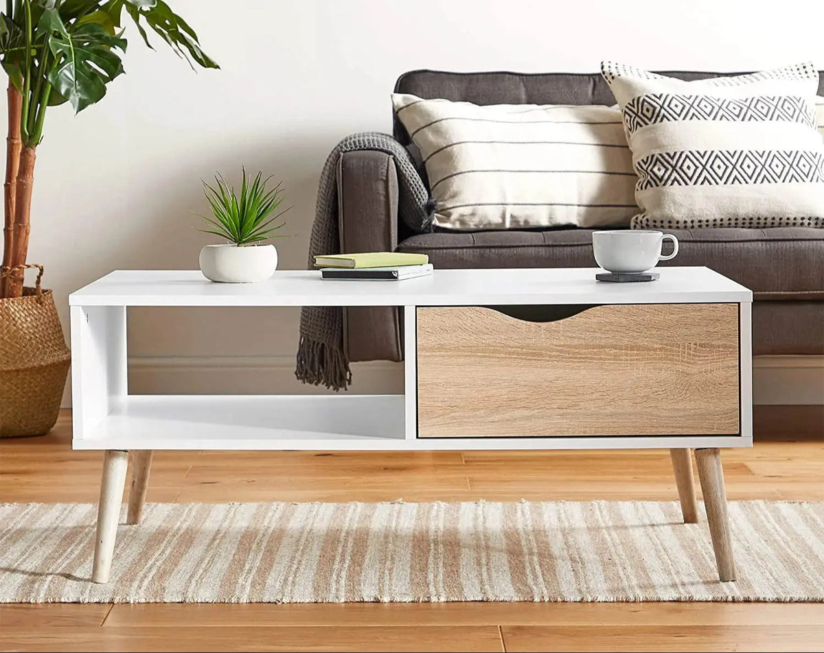 High quality MDF wood coffee table - 100cmX50cm - ANT-152