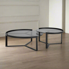 Krista iron coffee table, electrostatic paint