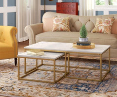 Kelay iron coffee table, electrostatic paint