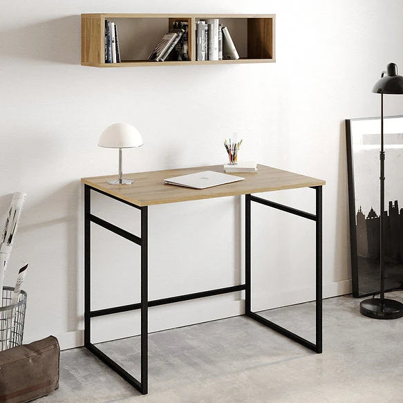 Large Steel and MDF Wood Desk with Professional Design for Work – WAF-254