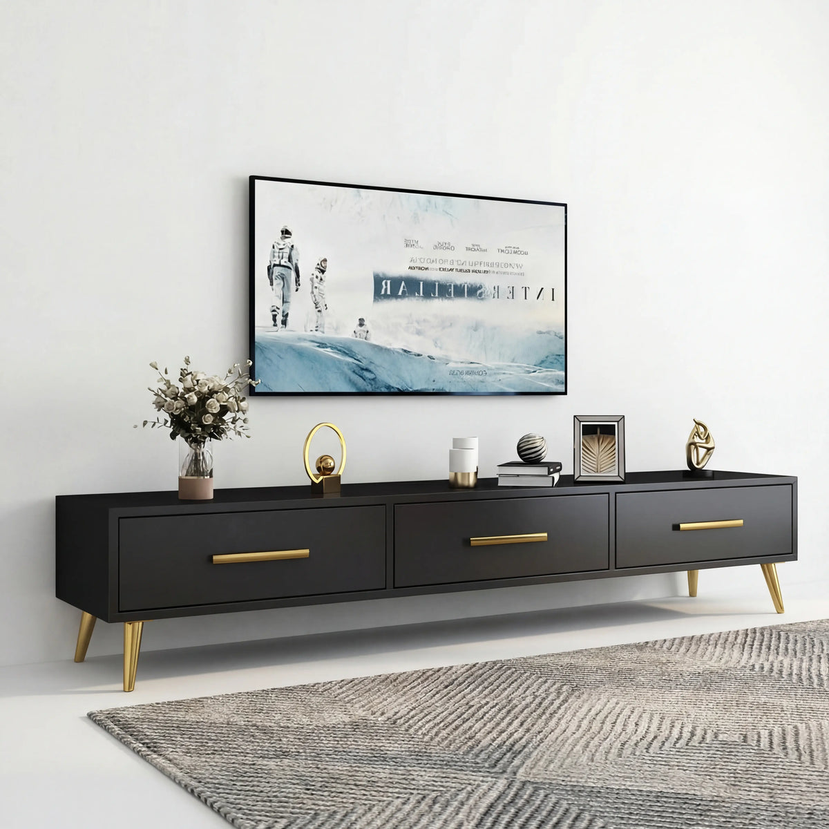 ترابيزة تليفزيون خشب MDF اسباني - 40cmX180cm - ITM-027