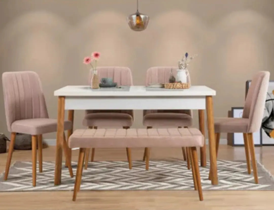 Wooden dining set - O-SRH-152