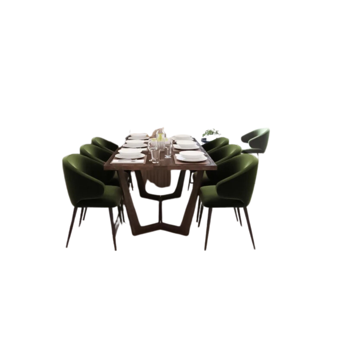Dining table - 7 pieces of high quality beech wood - KYN-196
